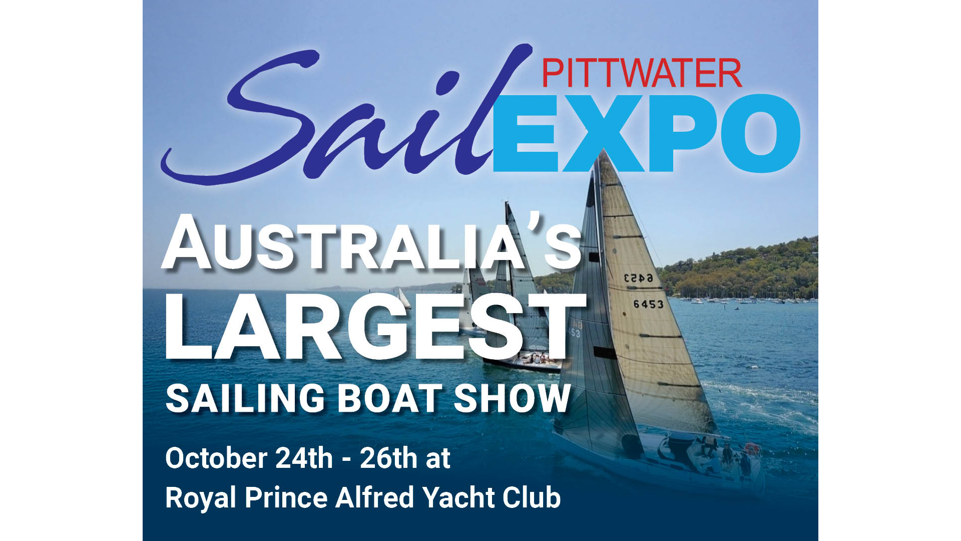 Register now for the 2025 Pittwater Sail Expo